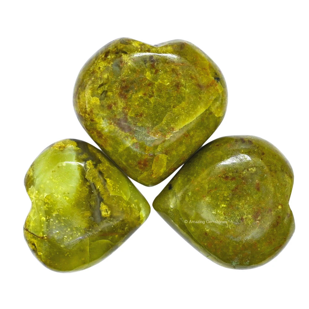 Green Opal Heart