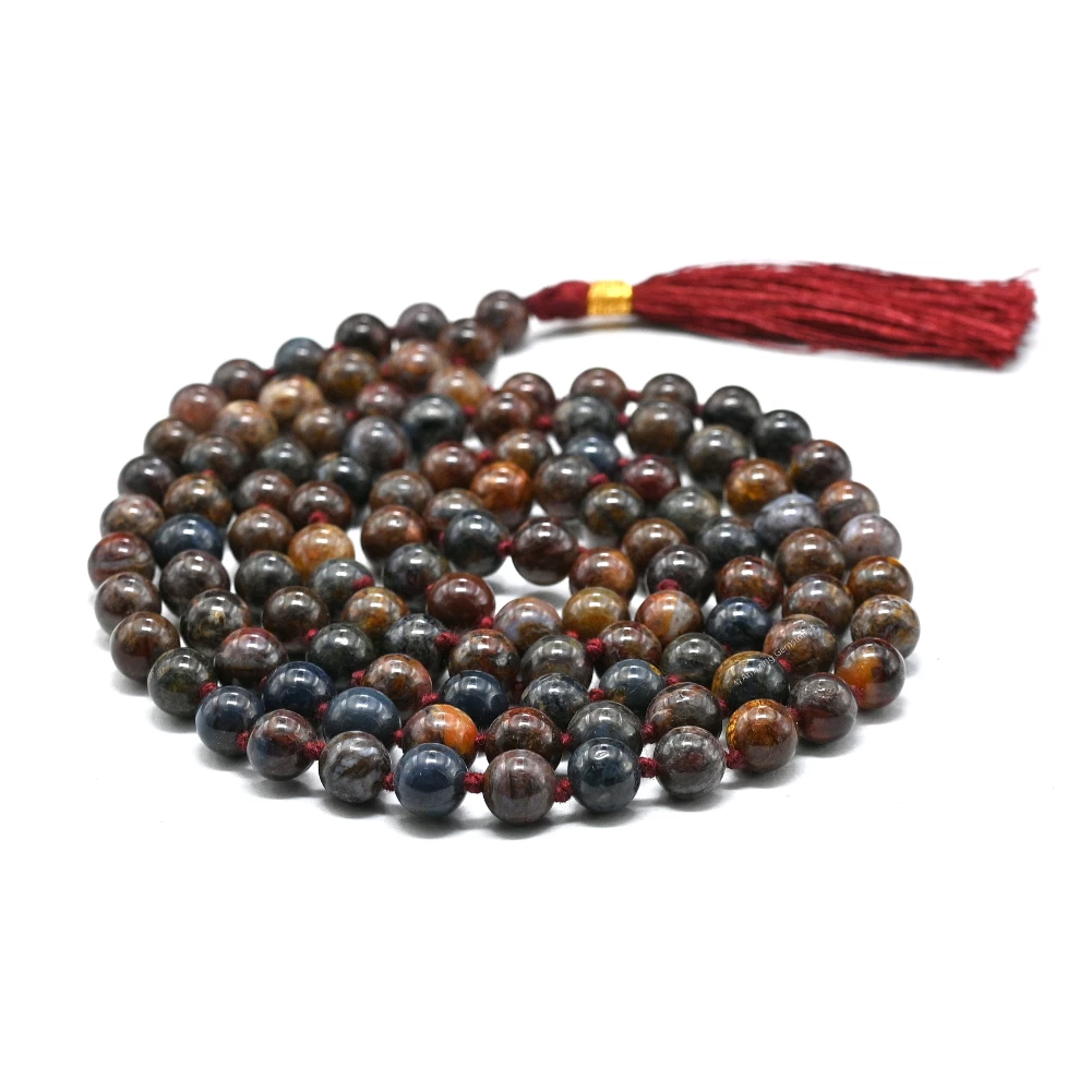 Pietersite Mala (Hand Knotted)