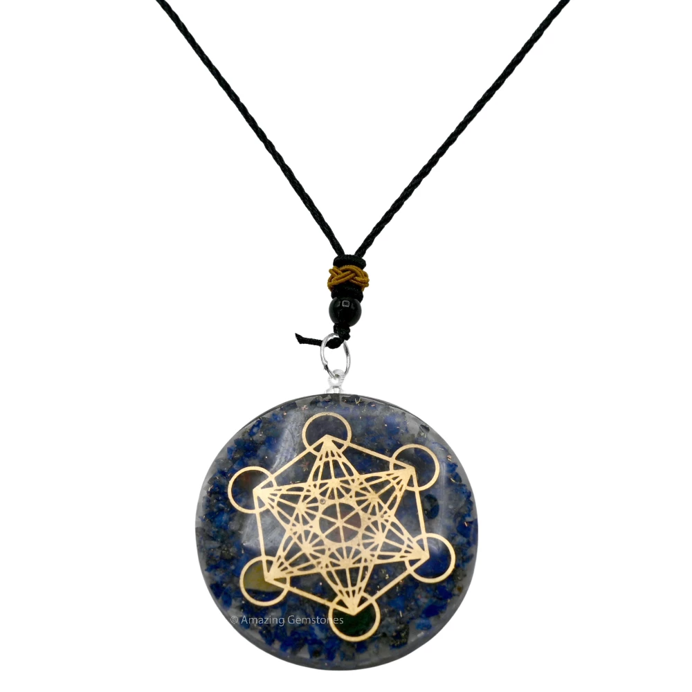 Lapis Lazuli Orgone Necklace - Metatron