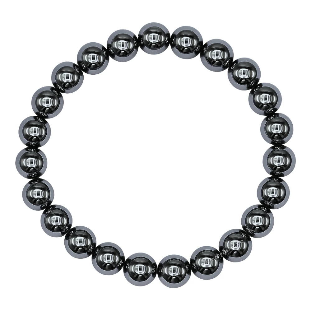 Silver hematite Bracelet (Strechable)