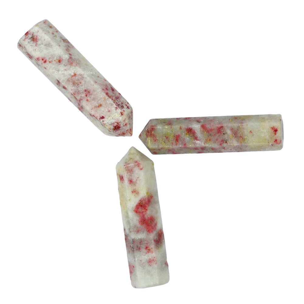 Cinnabarite Pencil Points (Set of 10)