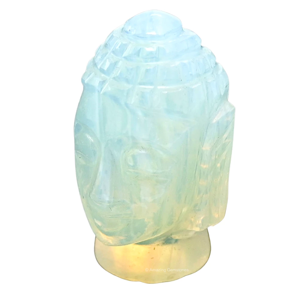 Opalite Buddha Head