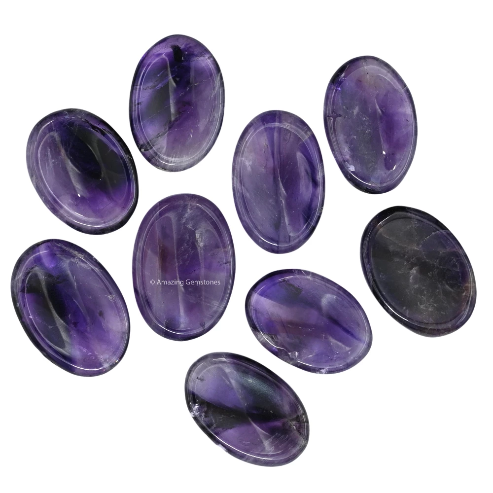 Amethyst Worry Stone