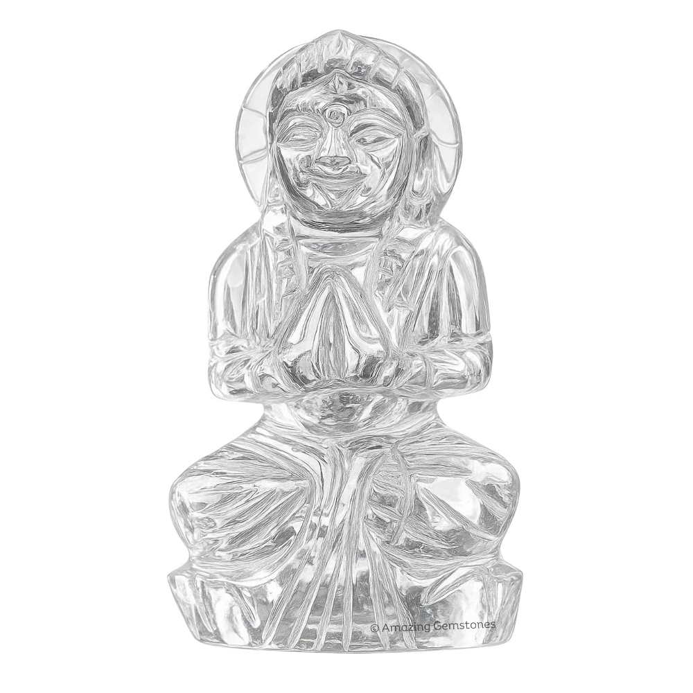 Clear Quartz Laxmi Ji (20-30 Gram)