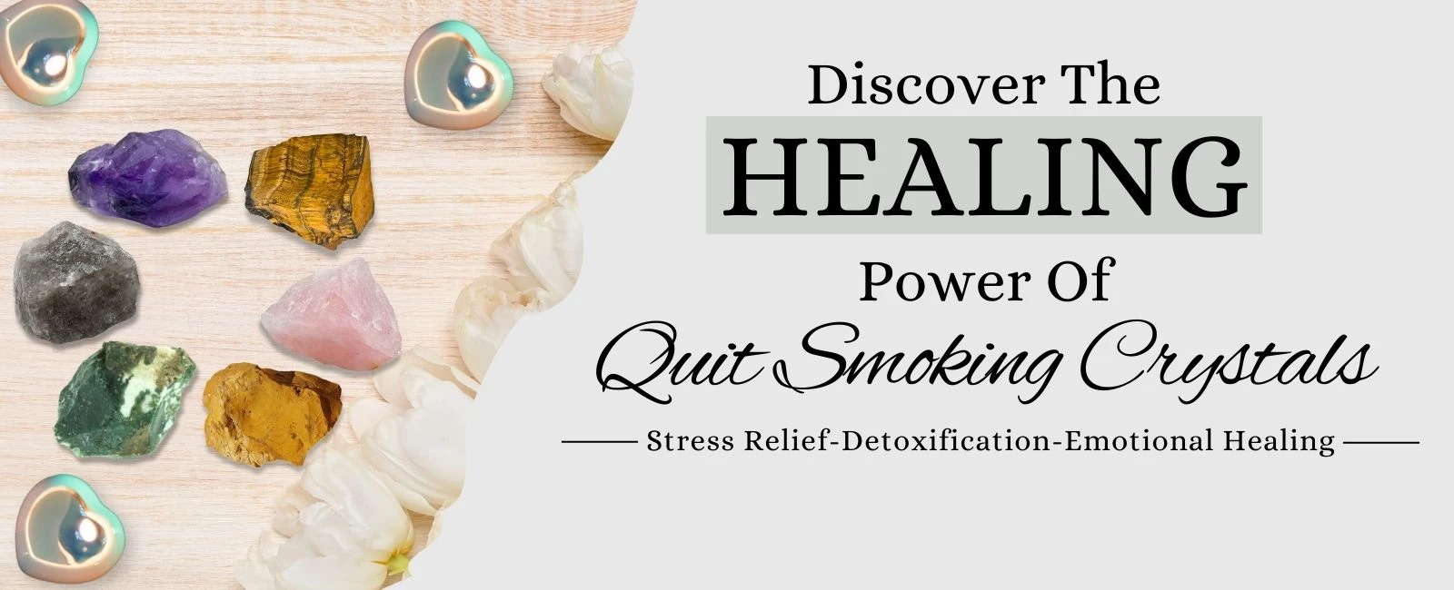 Quit Smoking Naturally with Healing Crystals Raw Stones