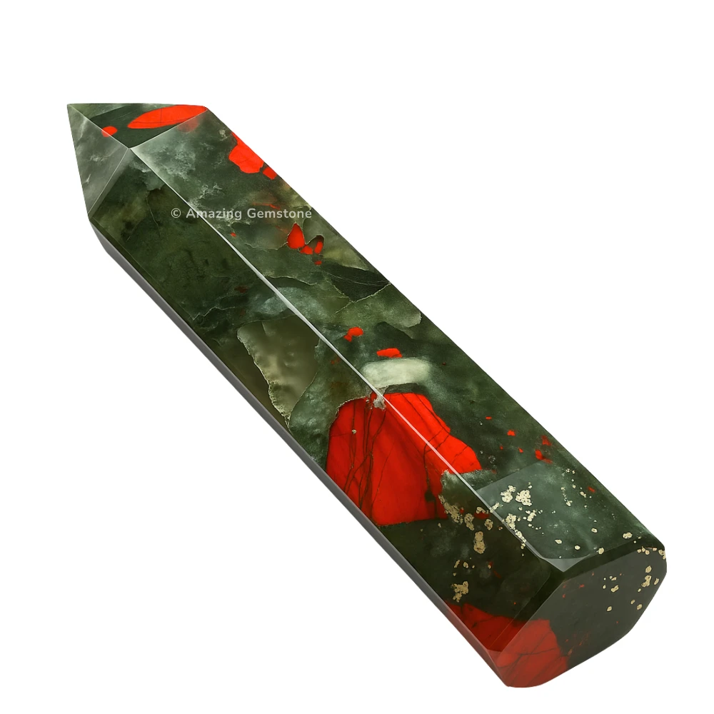 African Bloodstone Tower (5.5" to 6" Inch)