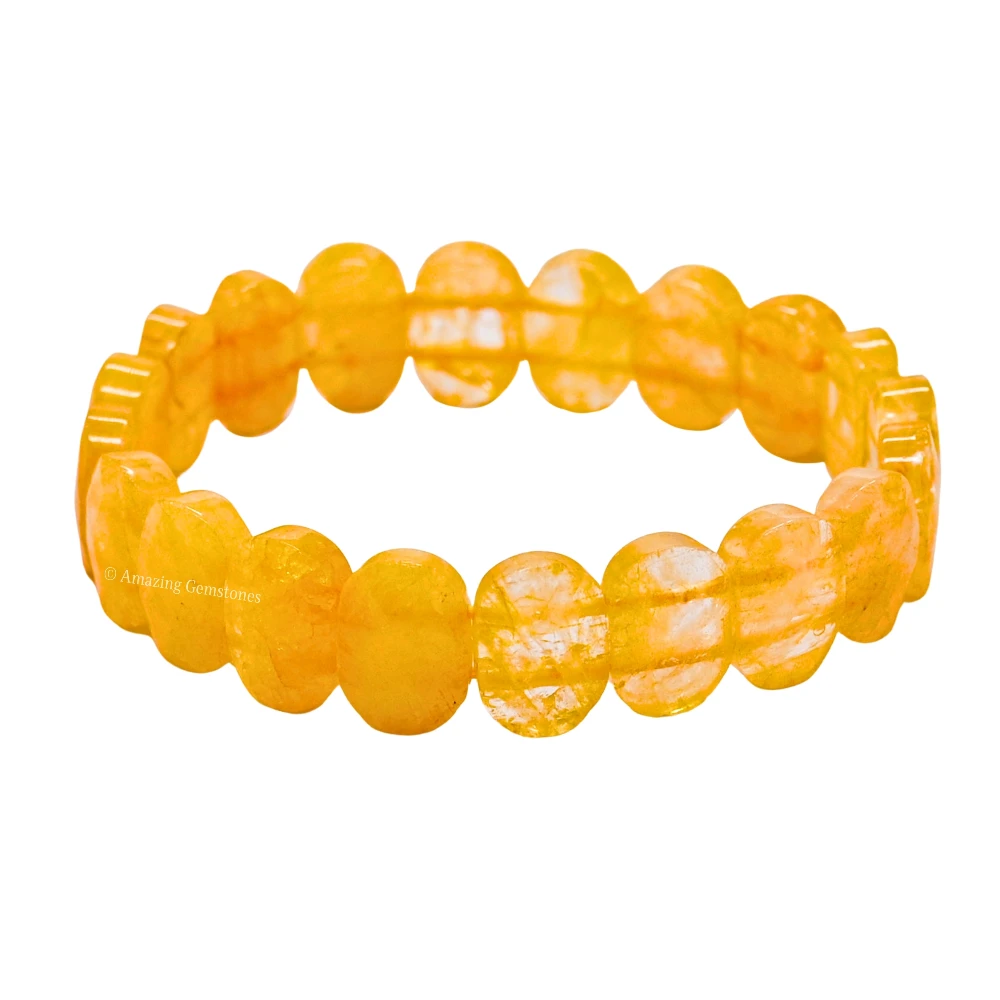 Citrine Faceted Bracelet - Oval Stone