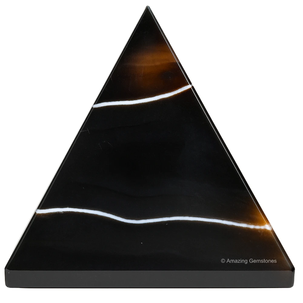 Black Onyx Pyramid (1 Inch)