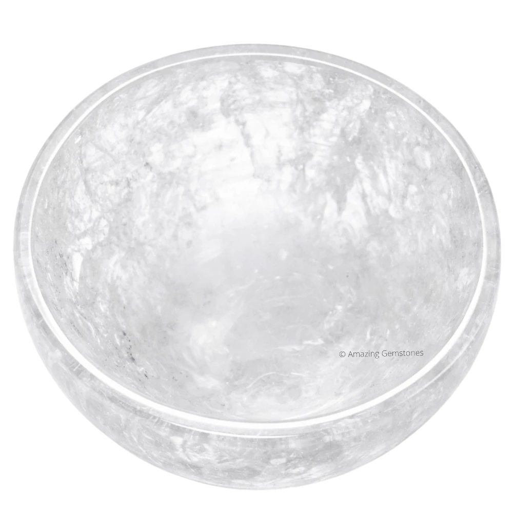 Clear Quartz Crystal Bowl - 2 Inch
