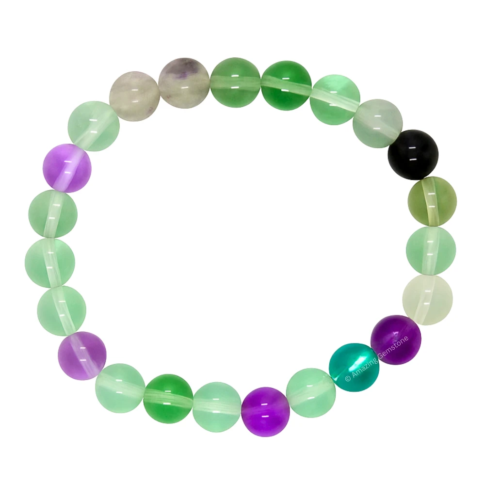 Multi Fluorite Bracelet (Strechable)