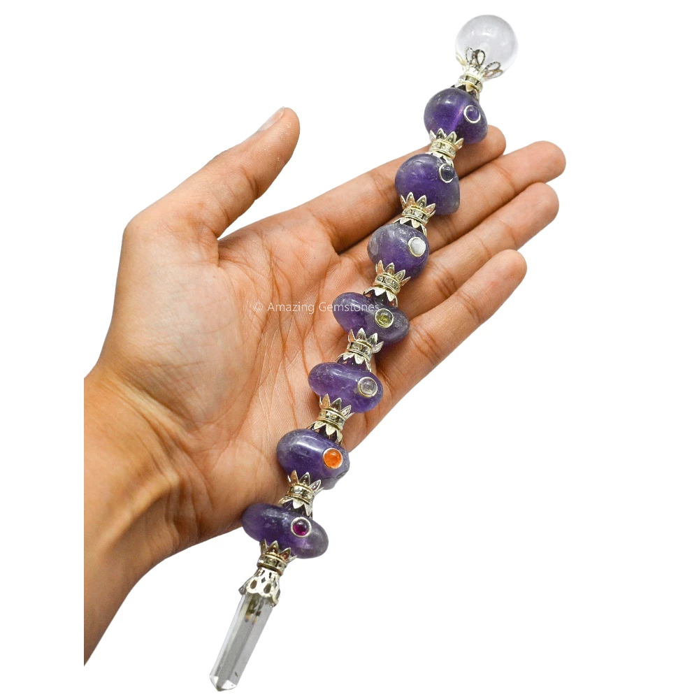 Amethyst Tumbled Healing Wand