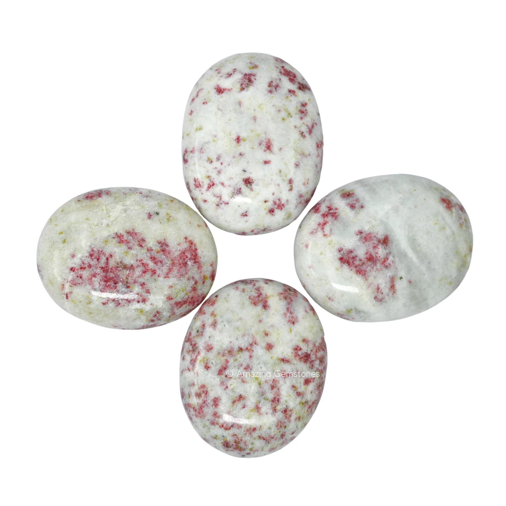 Cinnabarite Palm Stone