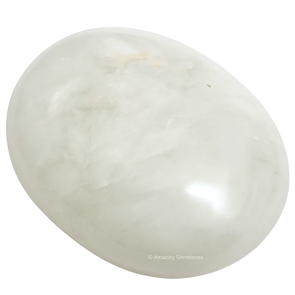 Snow Quartz Palm Stone