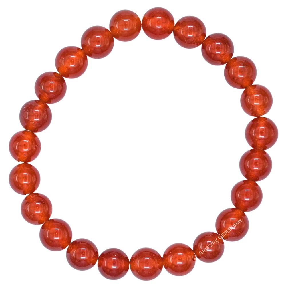 Red Agate Bracelet (Strechable)
