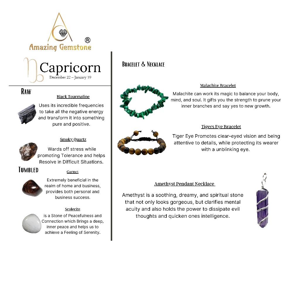 Crystals for Capricorn (Premium Set)