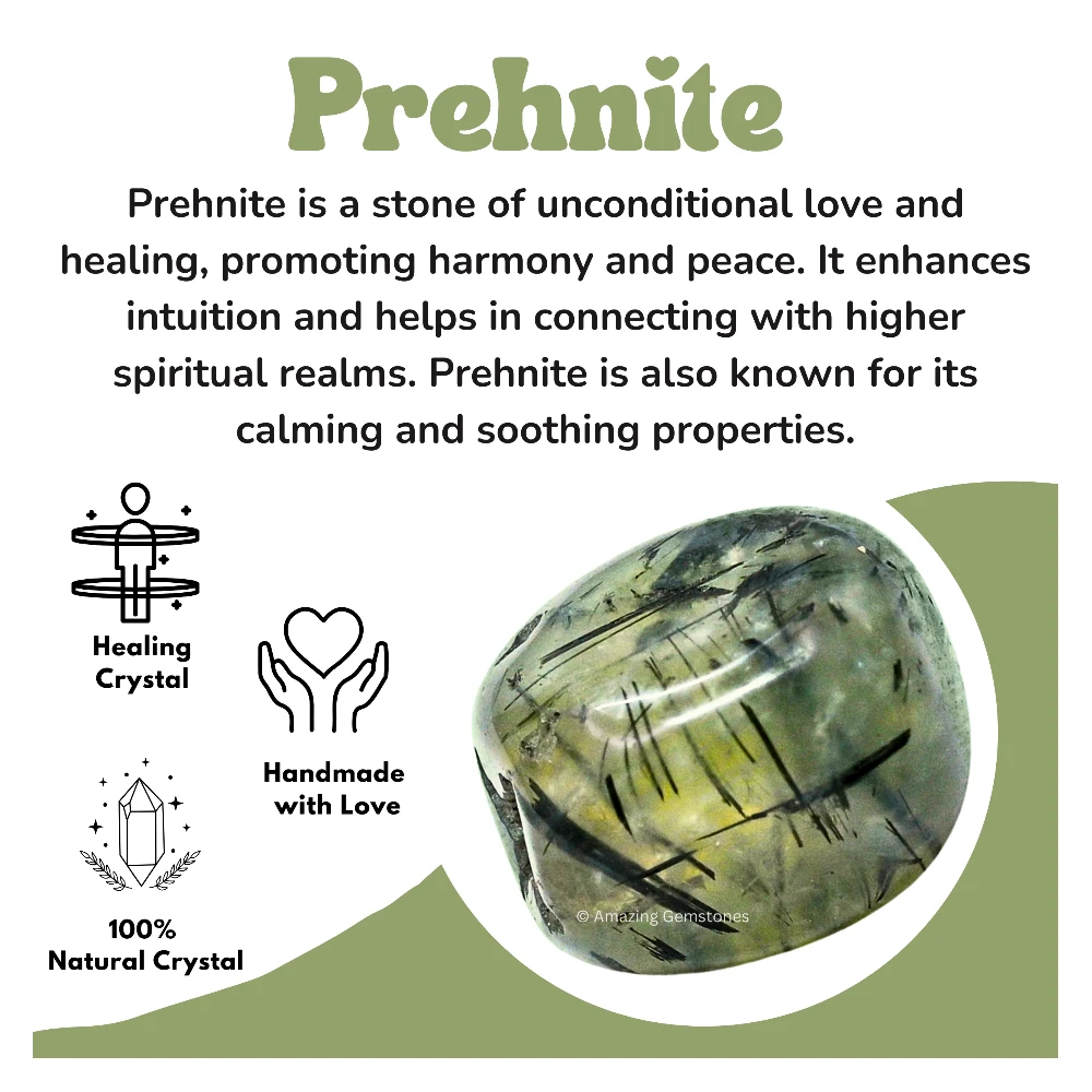 Tumbled Prehnite Stone Crystals
