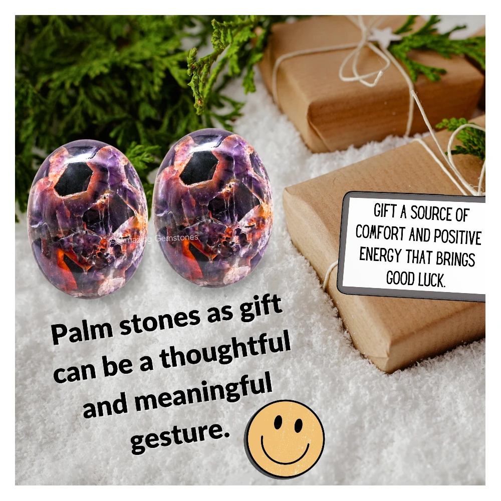 Dreamy Amethyst Palm Stone