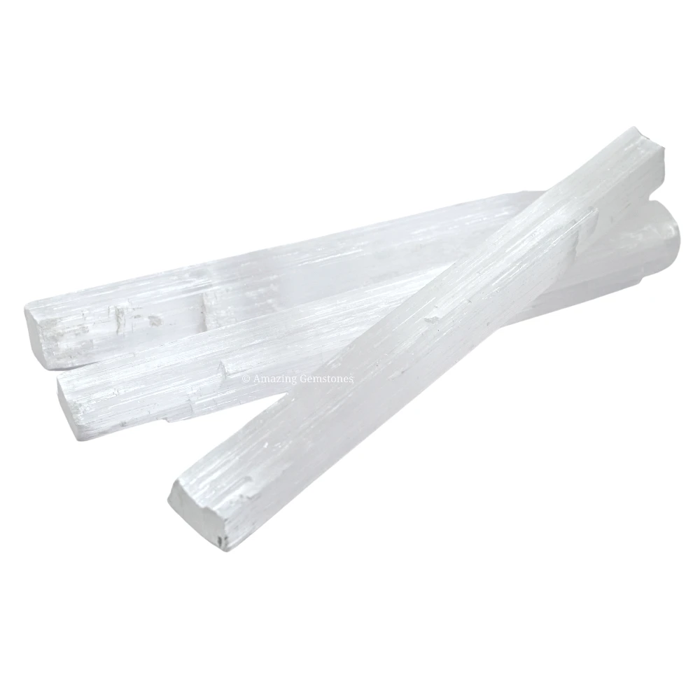 Selenite Charging Stick for Crystals - 8 Inch
