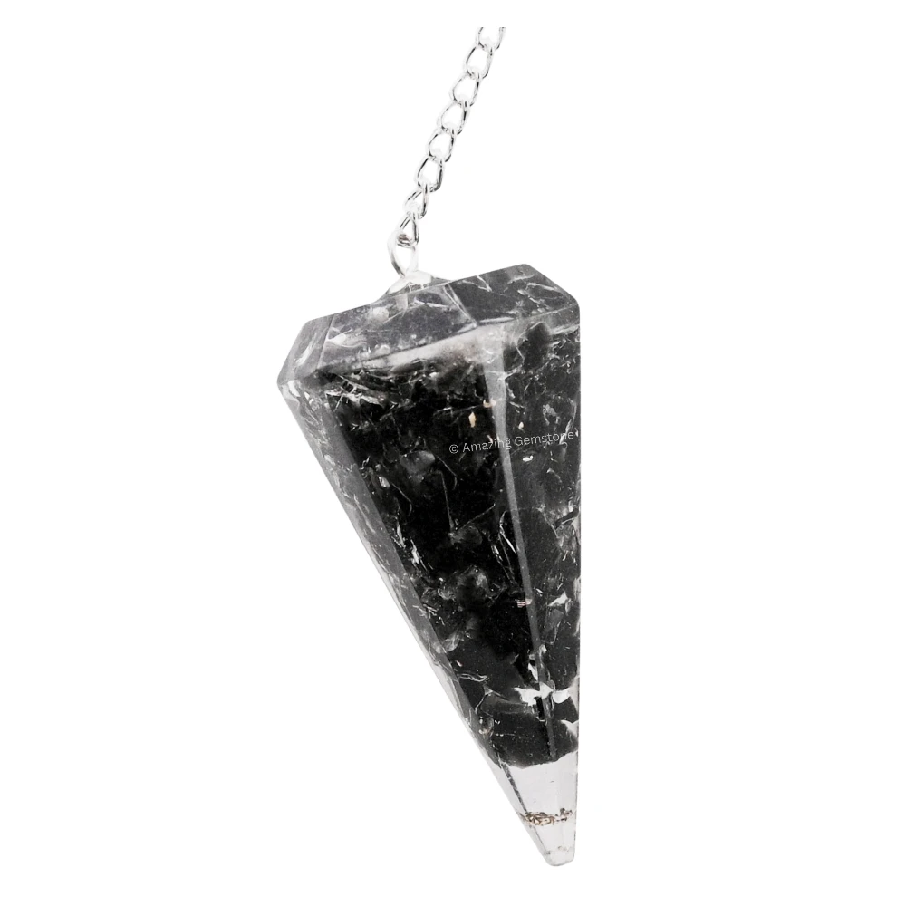 Black Obsidian Orgone Pendulum