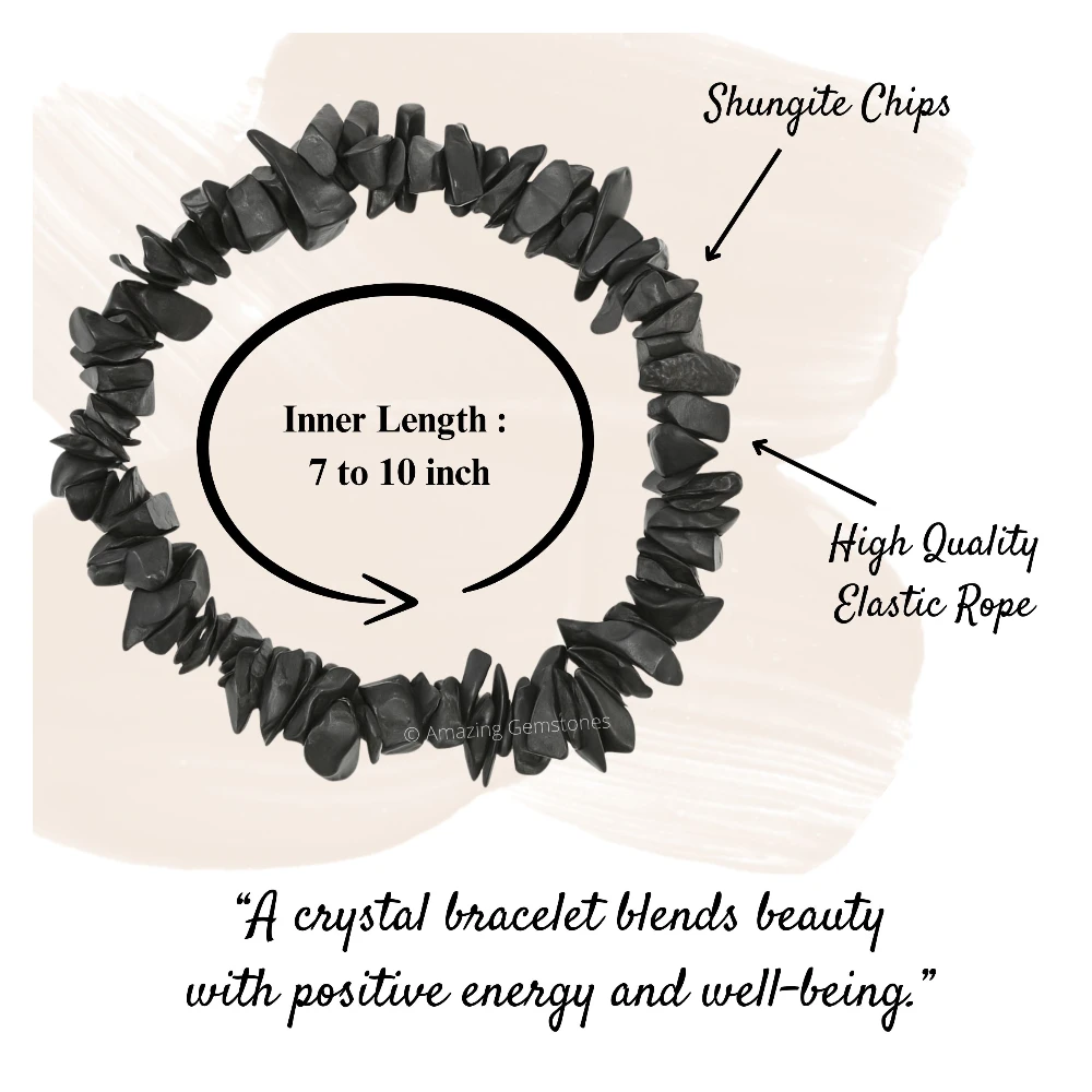 Shungite Chips Bracelet
