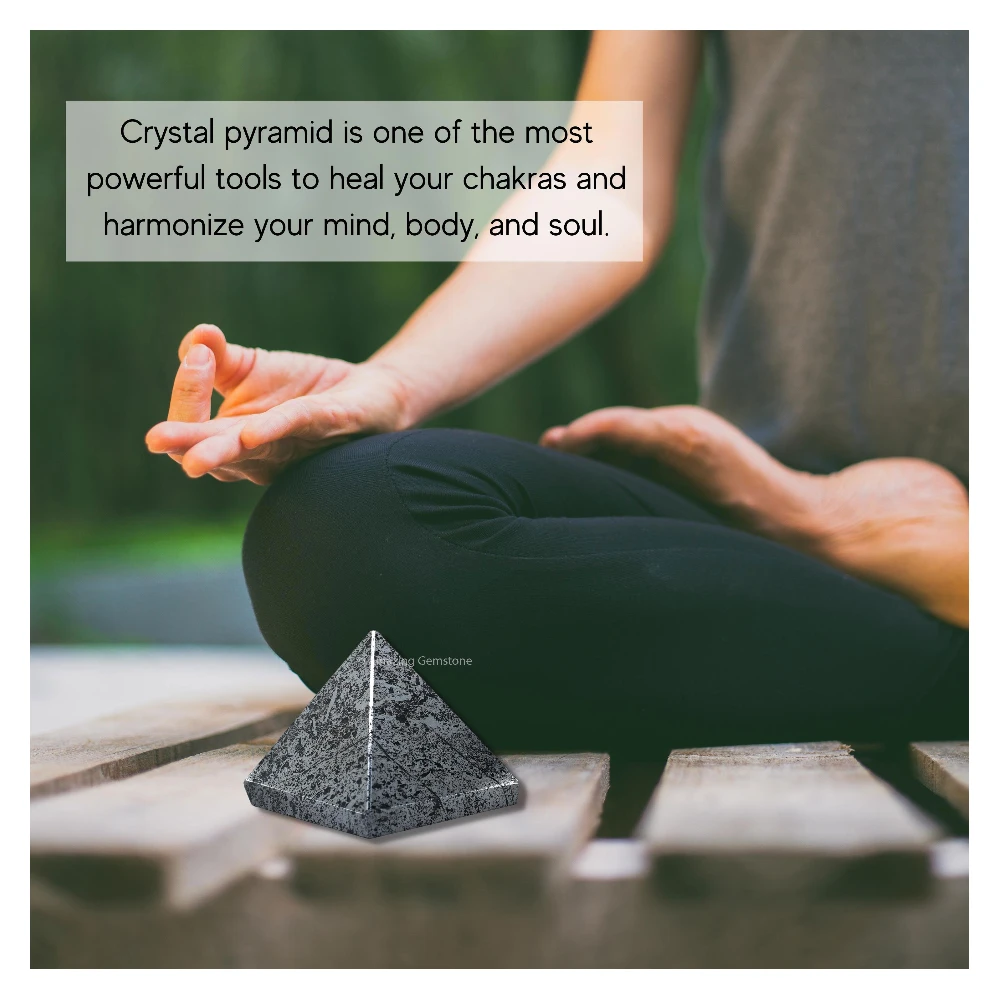 Hematite Pyramid (2 Inch)