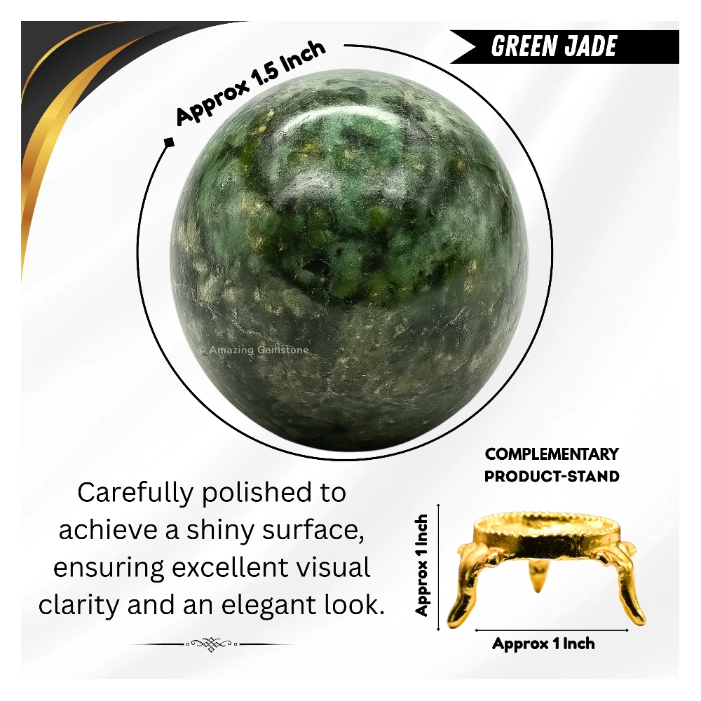 Green Jade Sphere (1.5 Inch)