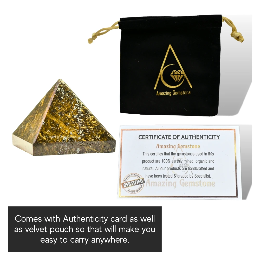 Bronzite Pyramid (1 Inch)