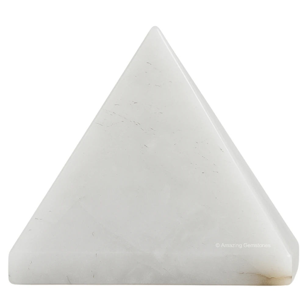 Snow White Quartz Pyramid (1 Inch)