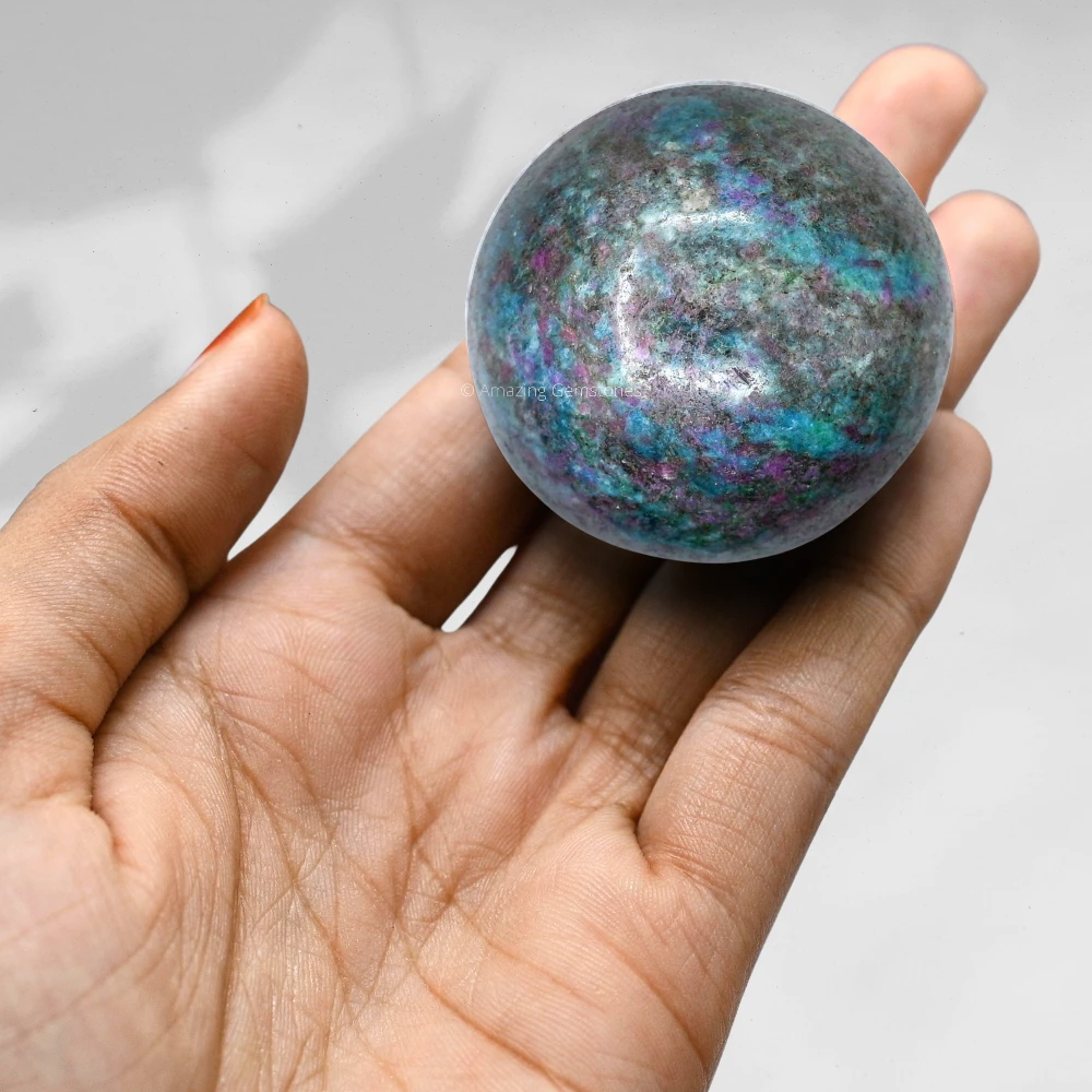 Ruby Kyanite Sphere (1.5 Inch)
