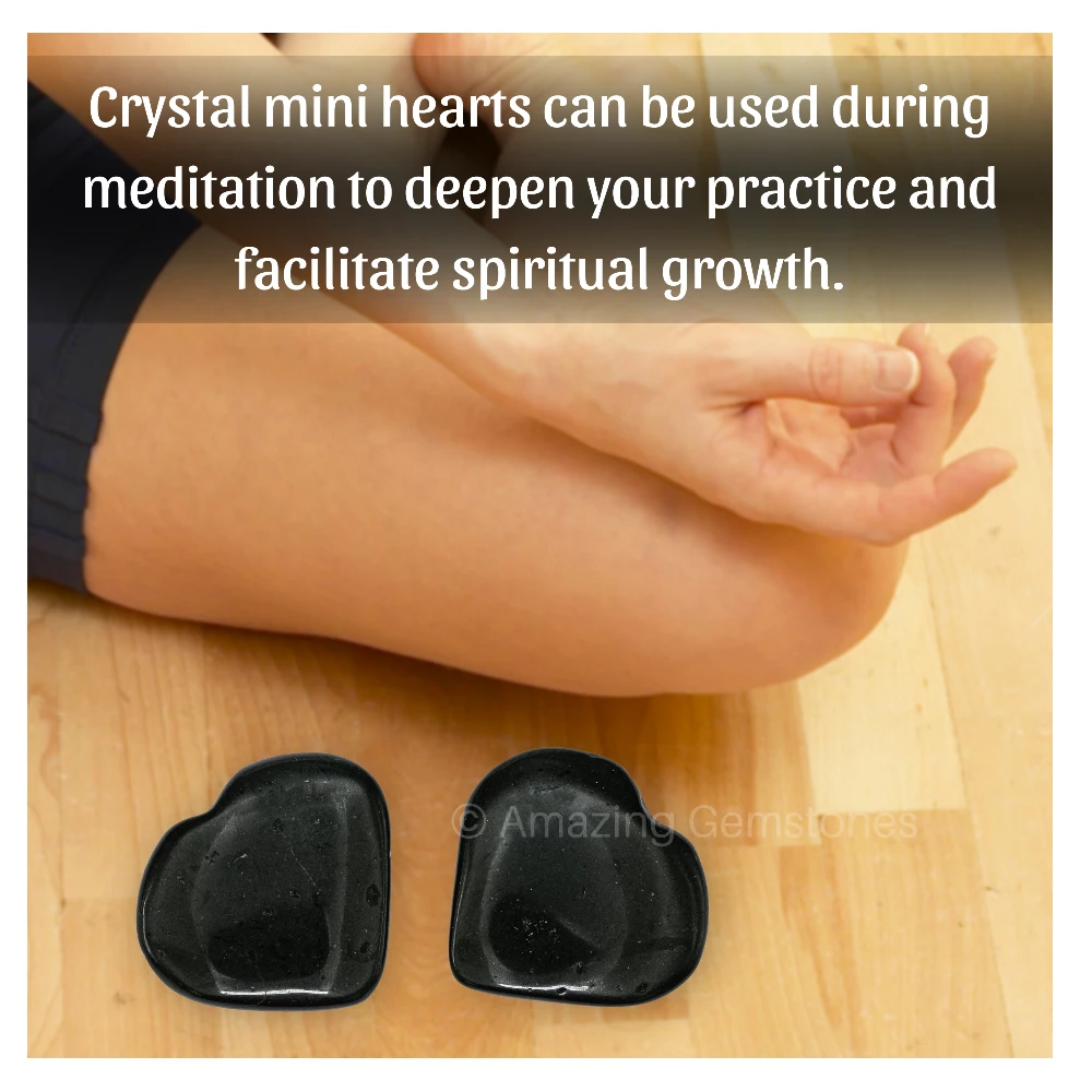 Black Tourmaline Heart (Pack of 2)