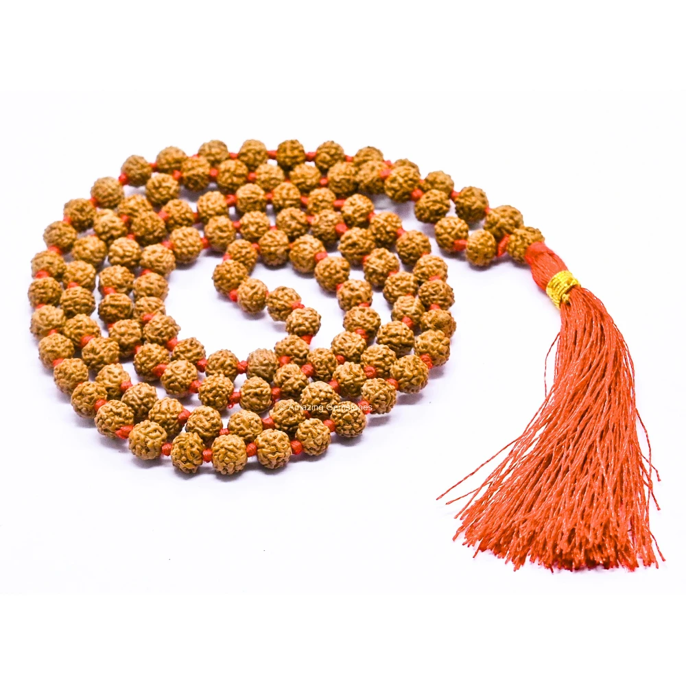 6mm Rudraksha Mala (Hand Knotted)