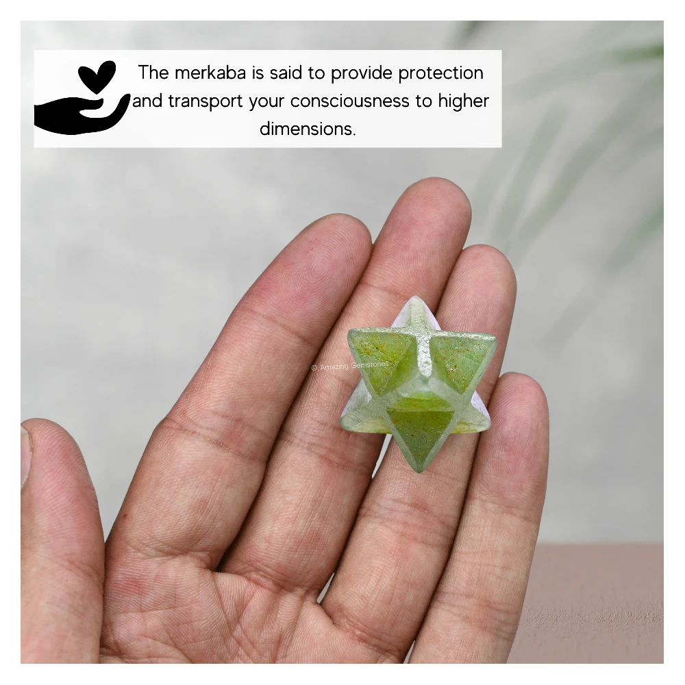 Light Green Aventurine Merkaba (15-20 mm)