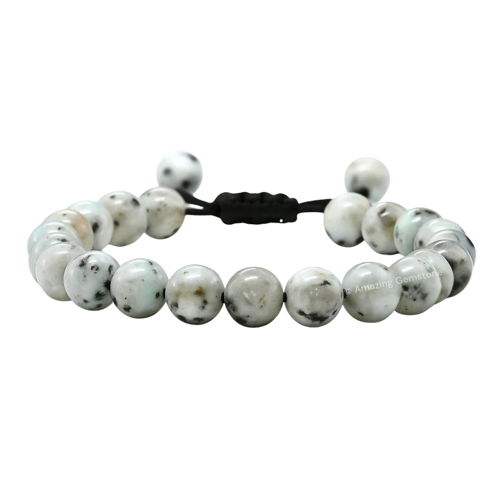 Kiwi Jasper Bracelet (Adjustable)