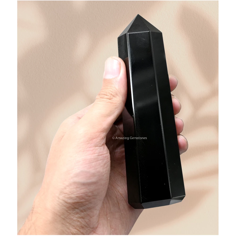 Black Obsidian Tower (5.5" to 6" INCH)