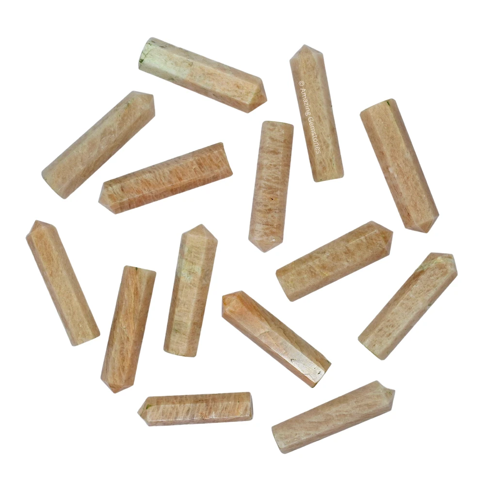 Cream Moonstone Pencil Points (Set of 50)