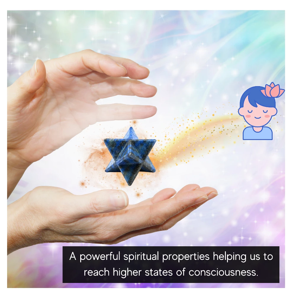 Lapis Lazuli Merkaba (20-25 mm)