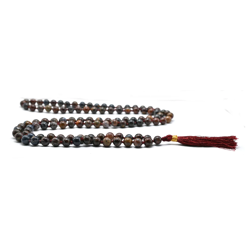 Pietersite Mala (Hand Knotted)
