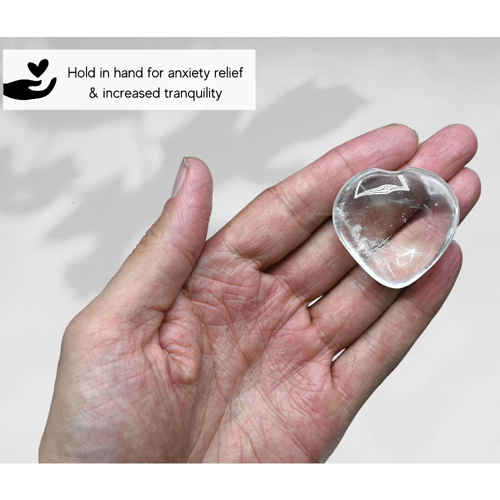 Clear Quartz Heart