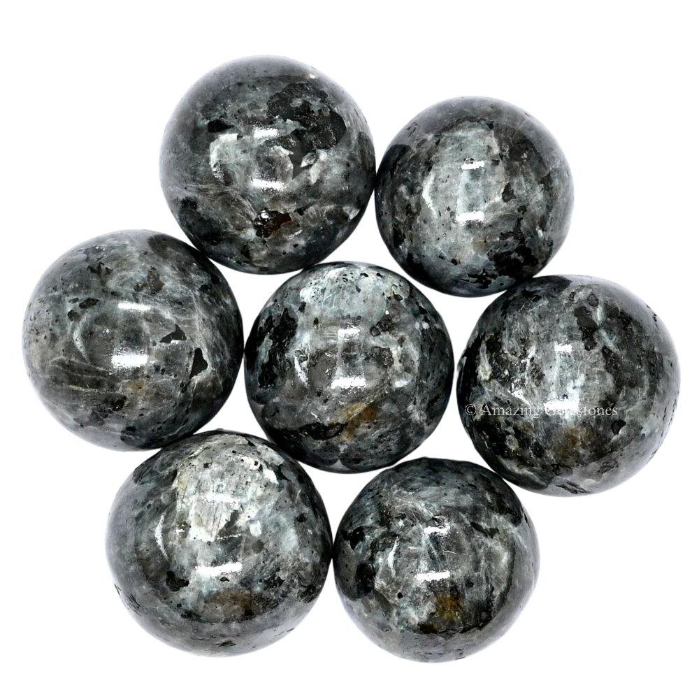 Larvikite Sphere (1 Inch)
