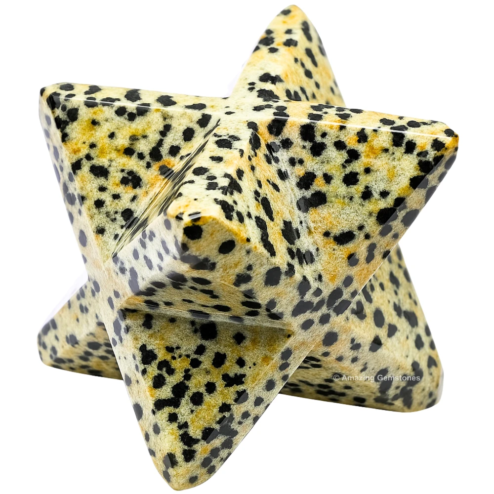 Dalmatian Jasper Merkaba (20-25 mm)
