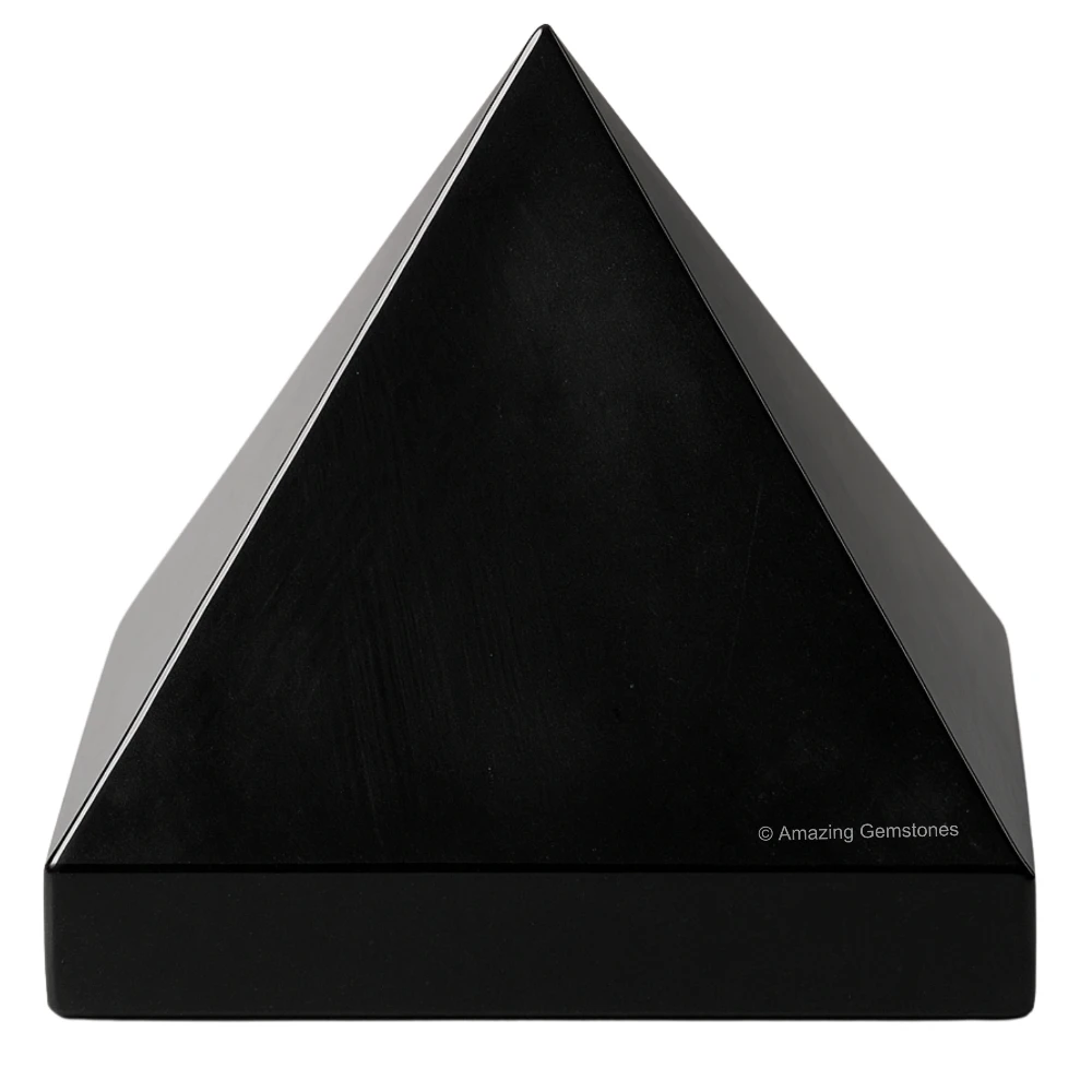 Black Obsidian Pyramid (1 Inch)