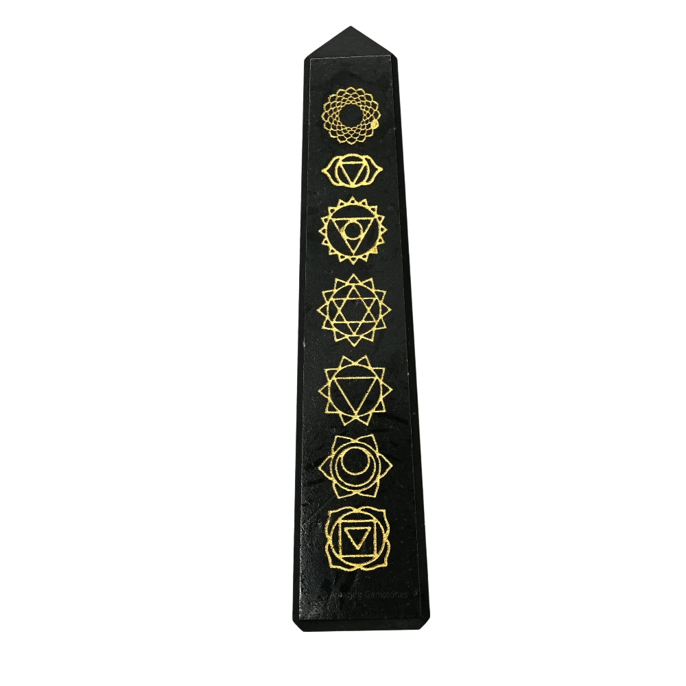Black Tourmaline Tower (4" - 5" Inch)
