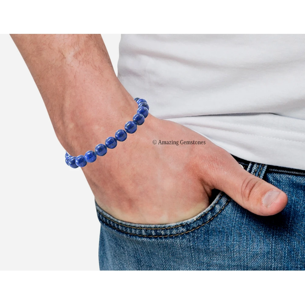 Lapis Lazuli Onyx Bracelet (Adjustable)
