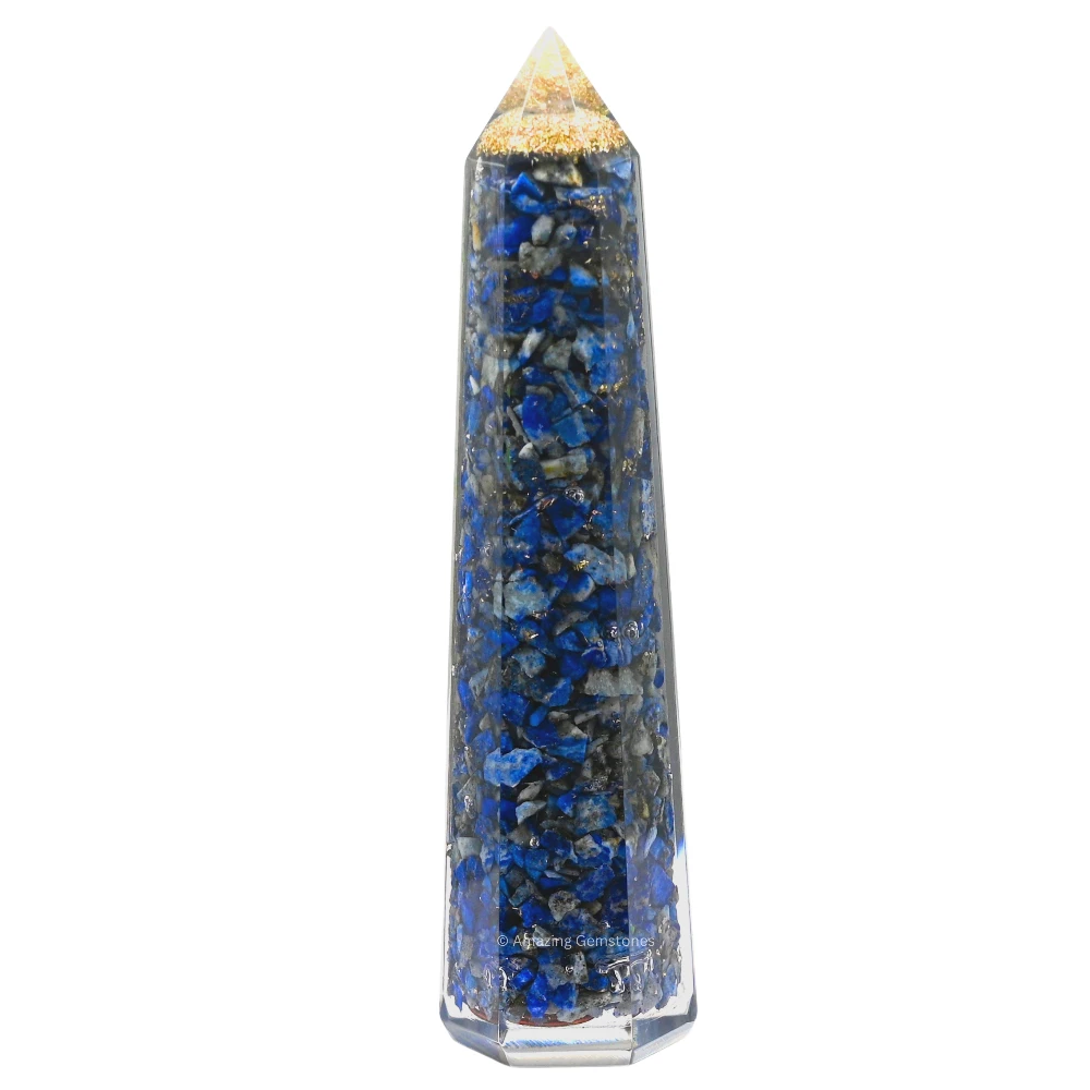 Lapis Lazuli Orgone Tower (4.5 Inch)