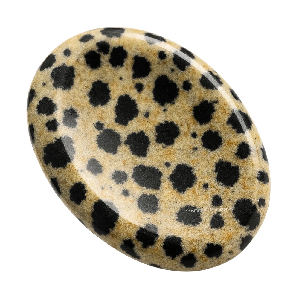 Dalmatian Jasper Worry Stone