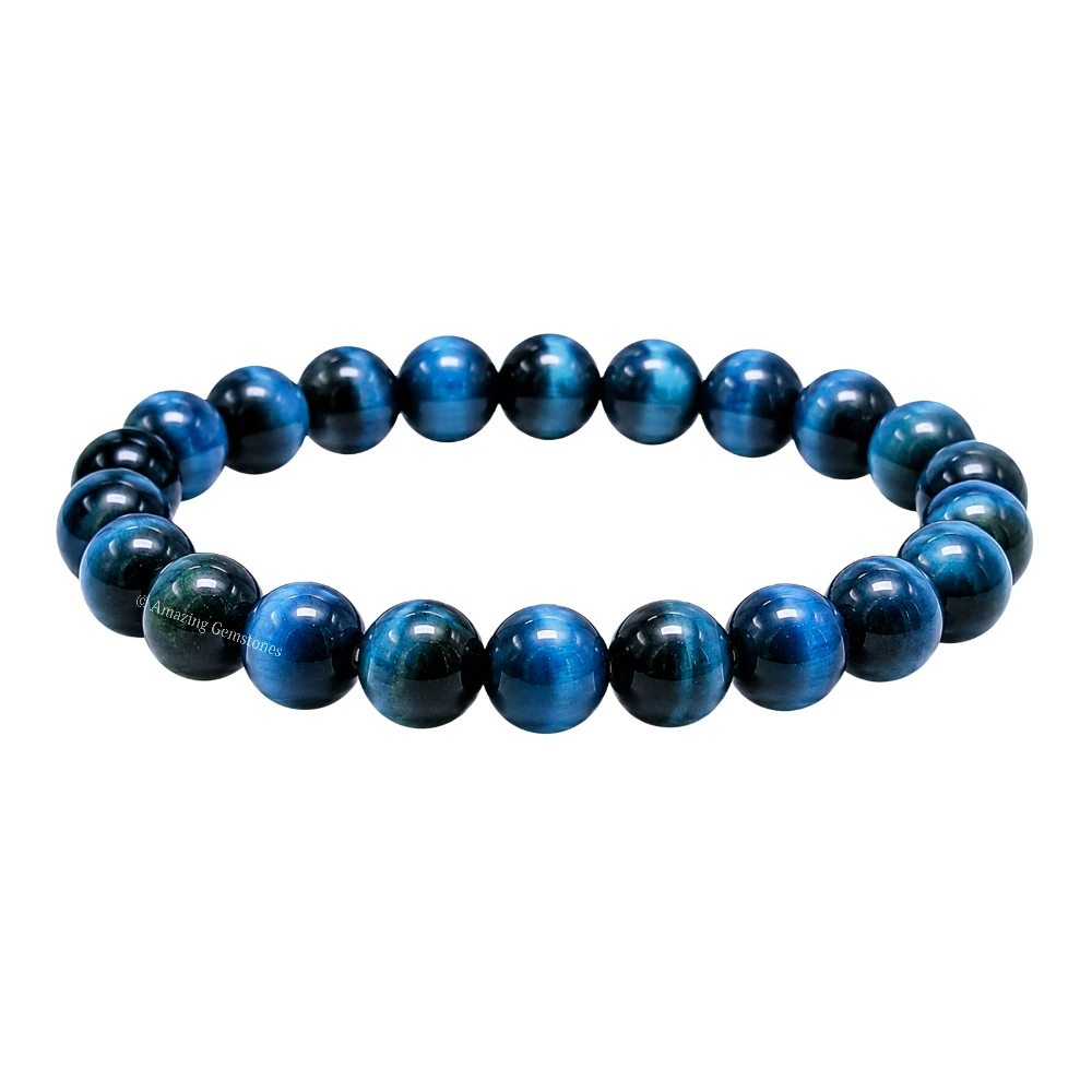 Light Blue Cat's Eye Bracelet (Strechable)