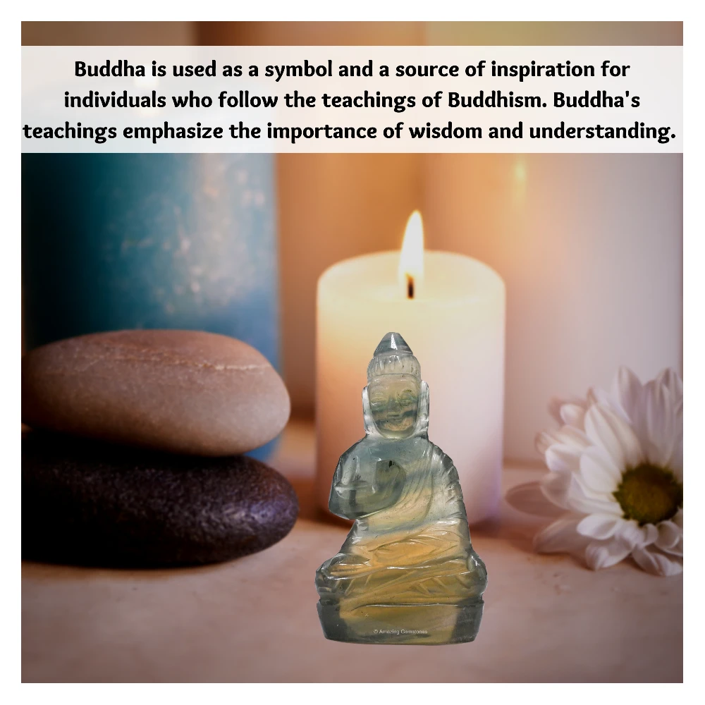 Multi Fluorite Buddha Statue
