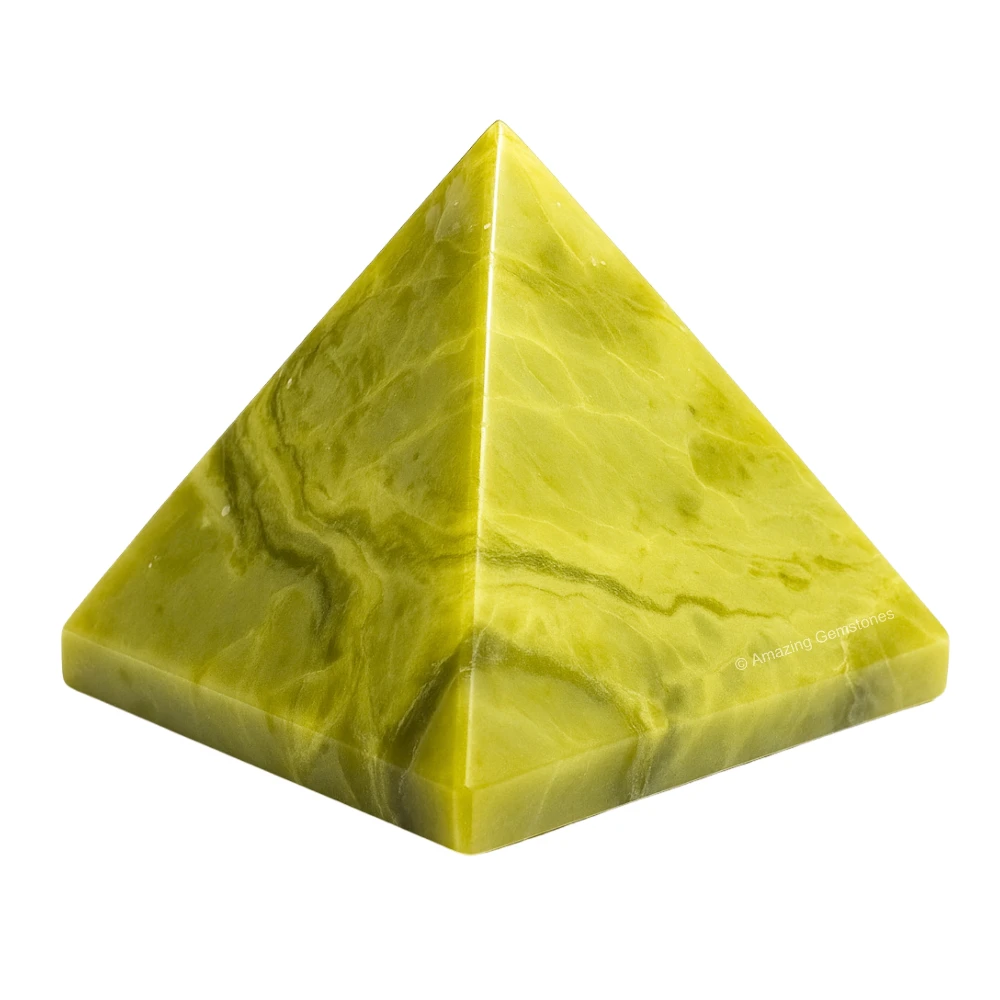 Serpentine Pyramid (1.5 Inch)