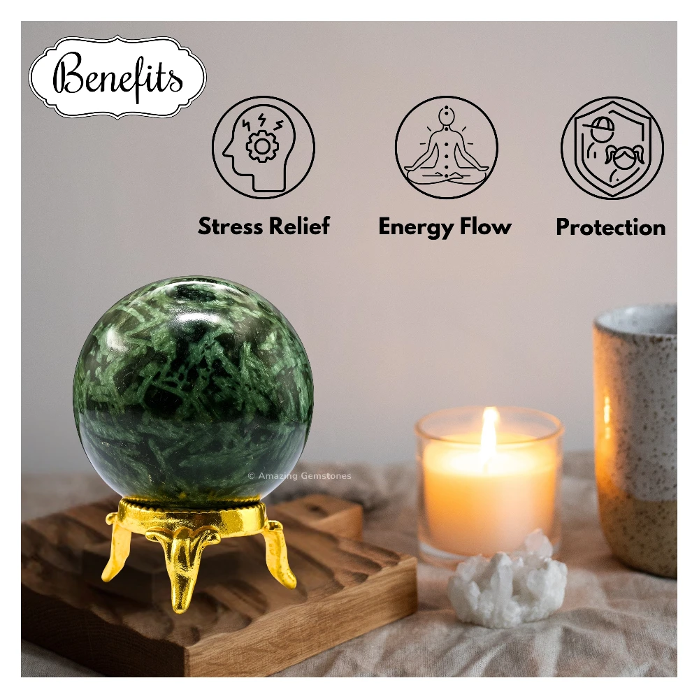Flower Stone Sphere (1.5 Inch)