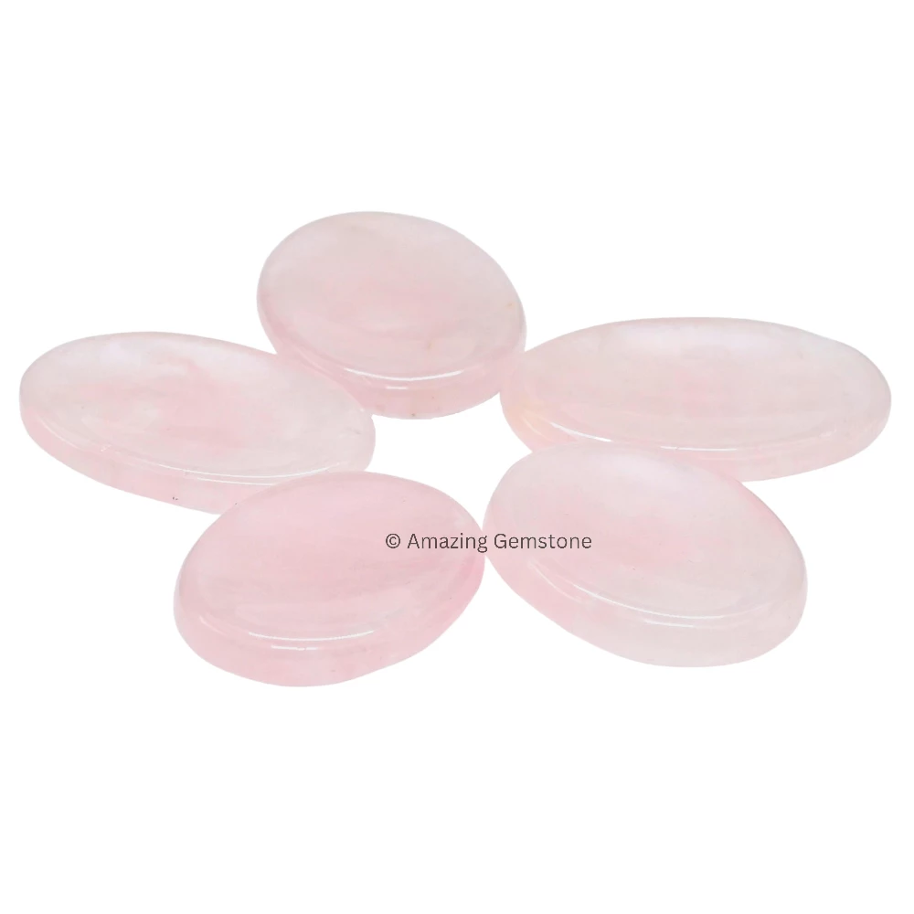 Rose Quartz Worry Stone